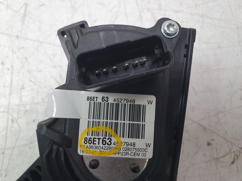 Recambio de potenciometro pedal para opel combo e tour / life (k9) 1.5 referencia OEM IAM 9836042280  