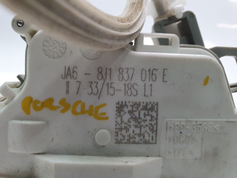 Recambio de cerradura puerta delantera derecha para porsche cayman (typ 981c) gt4 referencia OEM IAM 8J1837016E  