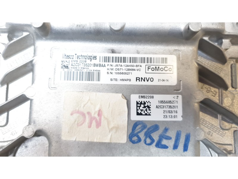 Recambio de centralita motor uce para ford mondeo lim. hybrid referencia OEM IAM JS7A12A650BFA  