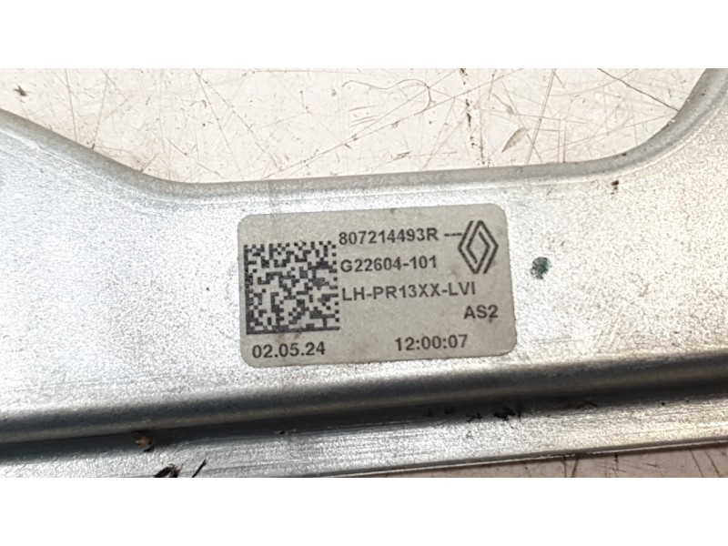 Recambio de elevalunas delantero izquierdo para dacia duster iii eco-g 100 essential referencia OEM IAM 807214493R  