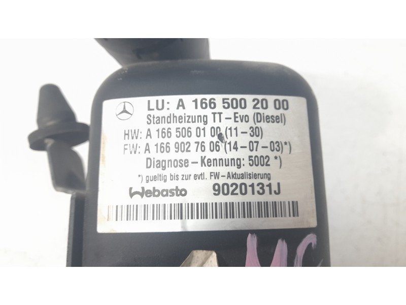 Recambio de bomba calefaccion para mercedes-benz clase gl (x166) gl 350 bluetec 4matic (166.824) referencia OEM IAM A1665012220 
