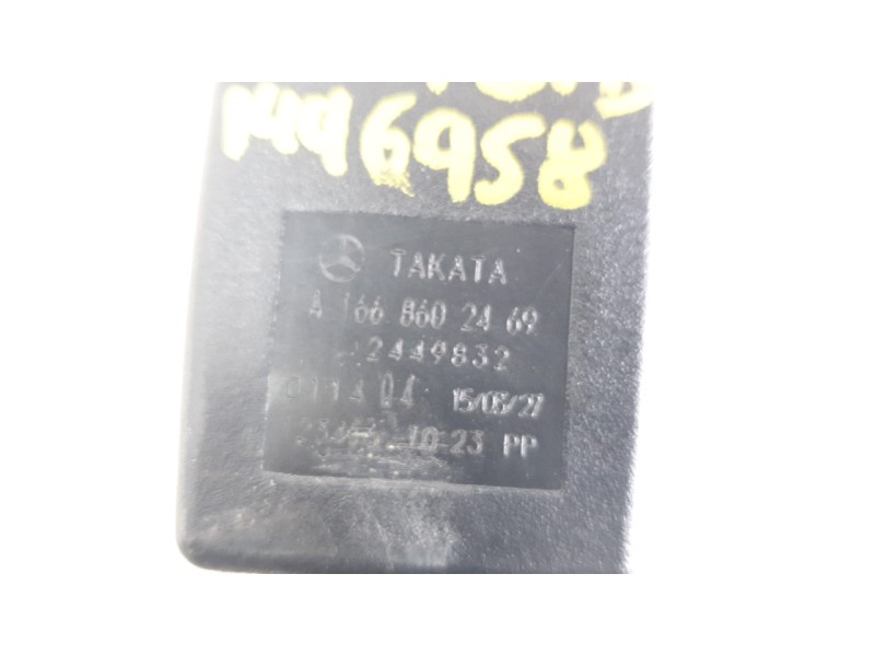 Recambio de enganche cinturon trasero derecho para mercedes-benz clase gl (x166) gl 350 bluetec 4matic (166.824) referencia OEM 