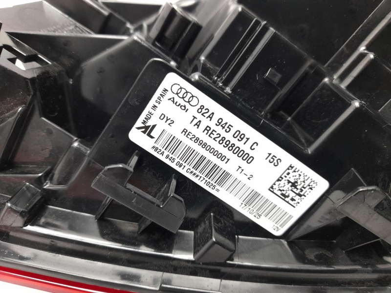 Recambio de piloto trasero izquierdo para audi a1 sportback (gba) 30 tfsi referencia OEM IAM 82A945091C  