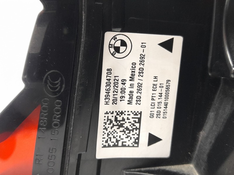 Recambio de piloto trasero izquierdo para bmw x3 (g01, f97, g08) xdrive 20 d mild-hybrid referencia OEM IAM 63219463047  103F064