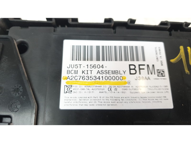 Recambio de caja reles / fusibles para ford mondeo lim. hybrid referencia OEM IAM JU5T15604BFM  