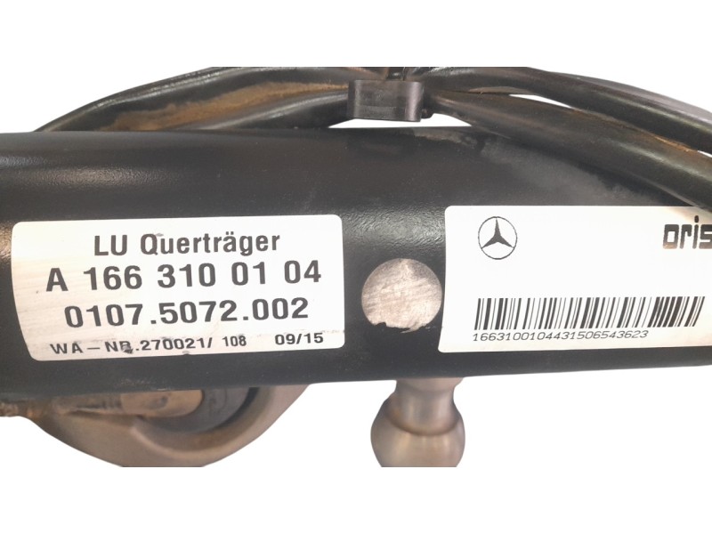 Recambio de refuerzo paragolpes trasero para mercedes-benz clase gl (x166) gl 350 bluetec 4matic (166.824) referencia OEM IAM A1