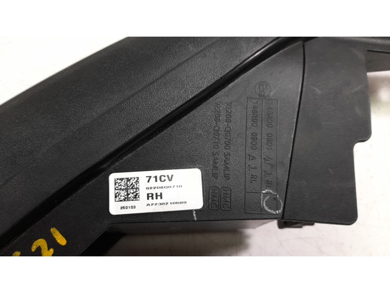 Recambio de piloto delantero derecho para hyundai bayon 1.2 mpi 79 cv maxx (2024) referencia OEM IAM 92208Q0710  