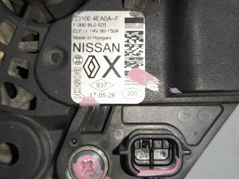 Recambio de alternador para renault megane iv hatchback (b9a/m/n_) 1.5 dci 110 (b9a3) referencia OEM IAM 231004EA0AF  