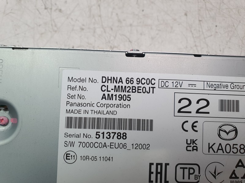 Recambio de sistema navegacion gps para mazda 3 berlina (bp) evolution referencia OEM IAM BDGF611J0A  