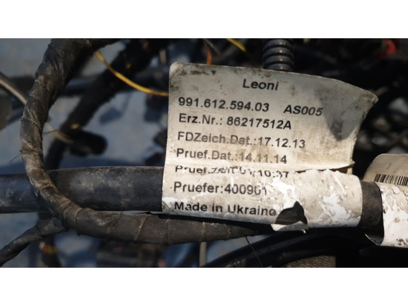 Recambio de cableado electrico para porsche 911 (typ 991) carrera 4s referencia OEM IAM 99161259403  