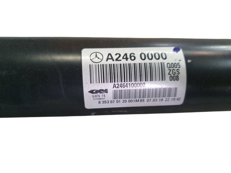 Recambio de transmision central para mercedes-benz clase gla (w156) gla 220 cdi 4m / d 4m (156.905) referencia OEM IAM A2460000 