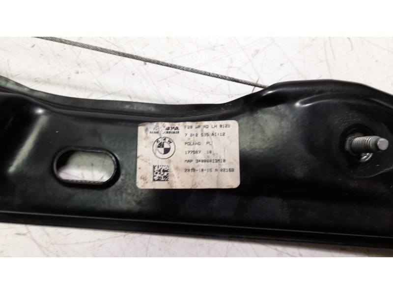 Recambio de elevalunas trasero izquierdo para bmw 1 (f20) 118 d referencia OEM IAM 51357281883  