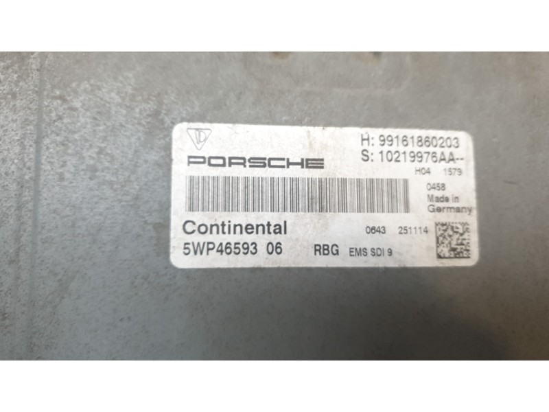 Recambio de centralita motor uce para porsche 911 (typ 991) carrera 4s referencia OEM IAM   