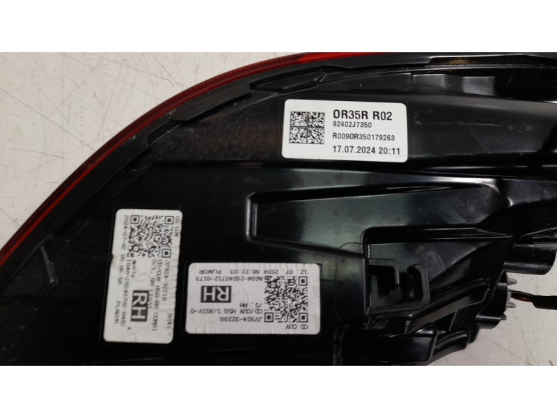Recambio de piloto trasero derecho para kia xceed 1.0 t-gdi 74 kw (100 cv) referencia OEM IAM 92402J7350  