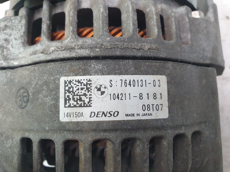 Recambio de alternador para mini f56 cooper s referencia OEM IAM 764013103  
