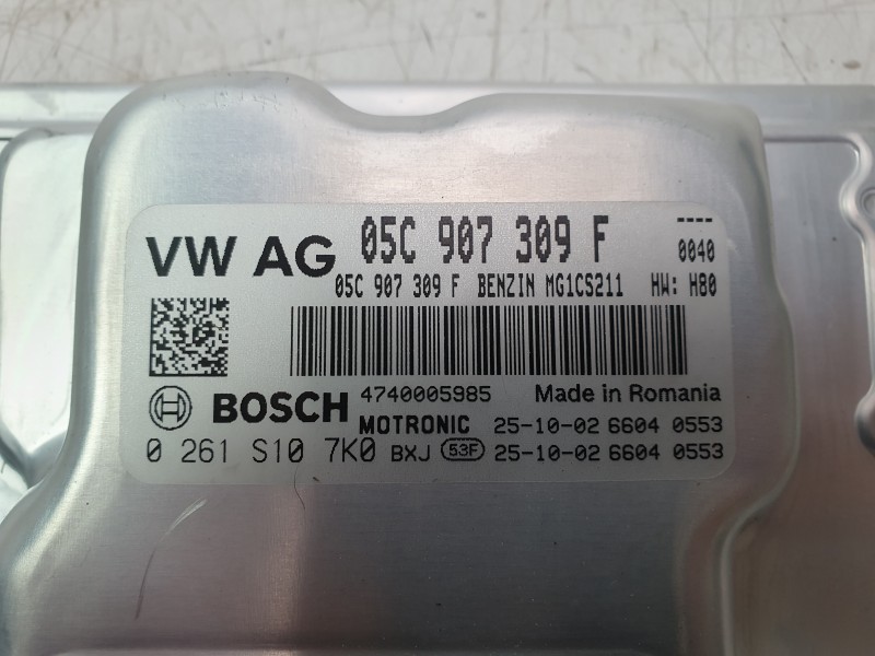 Recambio de centralita motor uce para audi a1 sportback (gba) 30 tfsi referencia OEM IAM 05C907309F 0261S107K0 
