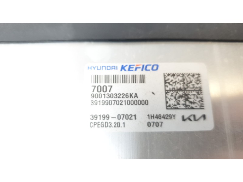 Recambio de centralita motor uce para kia xceed 1.0 t-gdi 74 kw (100 cv) referencia OEM IAM 3919907020  