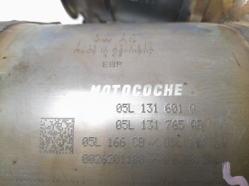 Recambio de filtro de particulas para seat leon sportstourer (kl8, kld) 2.0 tdi referencia OEM IAM 05L131601Q 05L131705P0 05L131