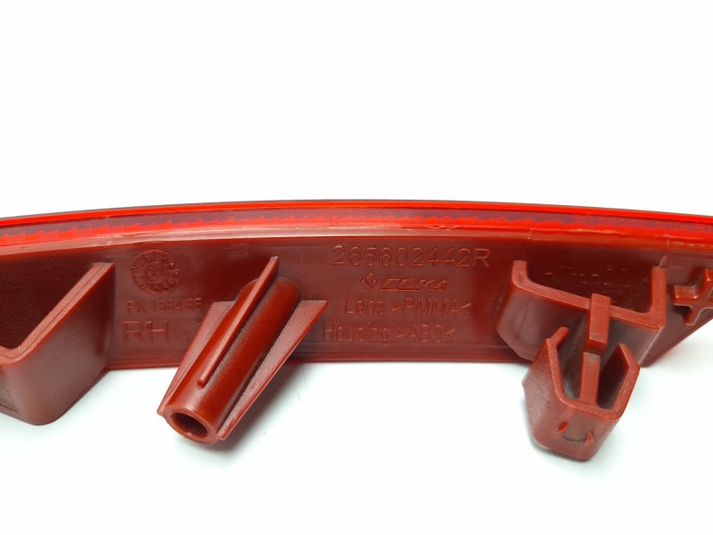 Recambio de piloto trasero derecho paragolpes para renault clio v referencia OEM IAM 265602442R  103F18140380 , RN3324353 , 1601