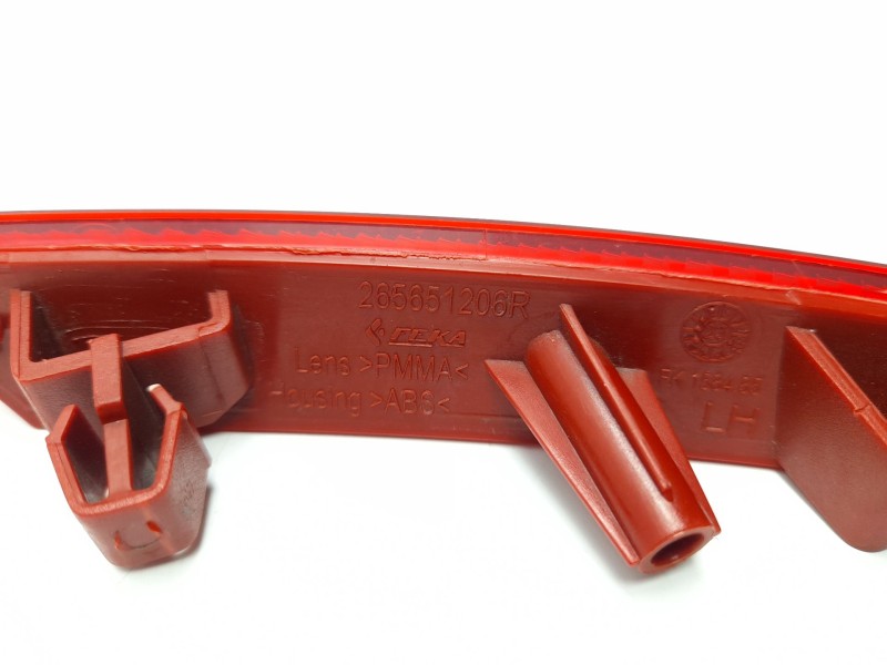 Recambio de piloto trasero izquierdo paragolpes para renault clio v referencia OEM IAM 265651206R  103F18140381 , RN3324354 , 16