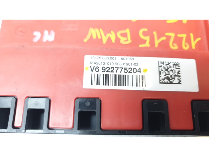 Recambio de caja reles / fusibles para bmw 1 (f20) 118 d referencia OEM IAM 922775204  