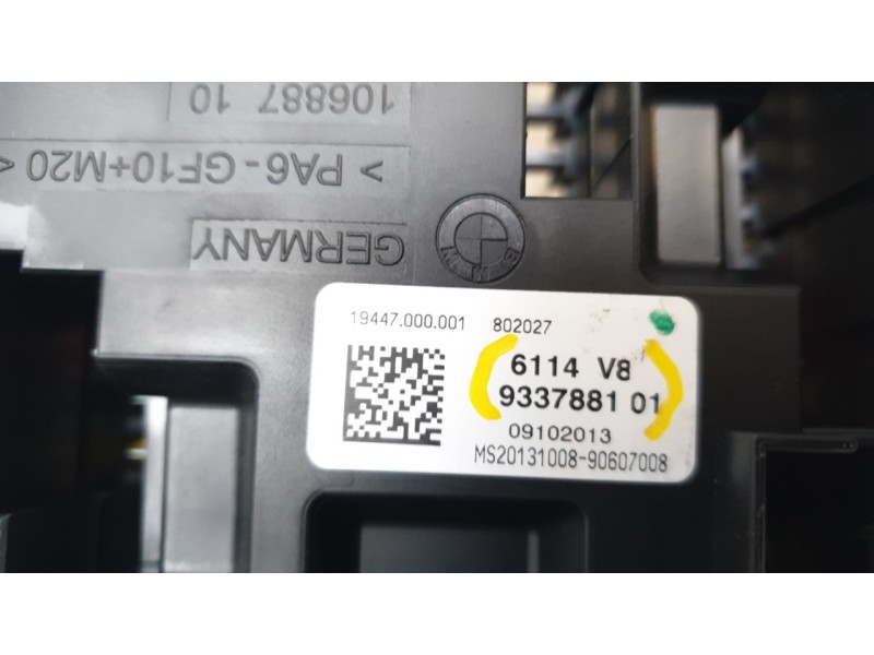 Recambio de caja reles / fusibles para bmw 1 (f20) 118 d referencia OEM IAM 9337881  