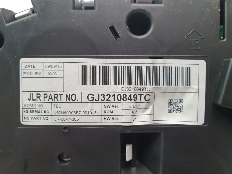 Recambio de cuadro instrumentos para land rover range rover evoque (l538) 2.0 d 4x4 referencia OEM IAM GJ3210849TC LR080370 