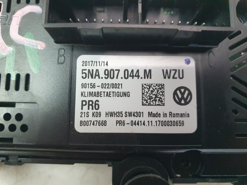 Recambio de mando climatizador para volkswagen tiguan (ad1, ax1) 1.4 tsi referencia OEM IAM 5NA907044M  