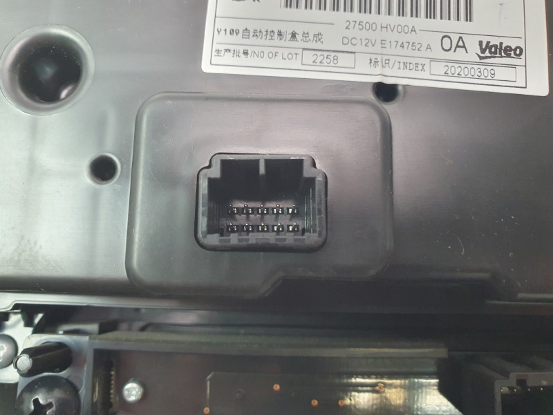 Recambio de mando climatizador para nissan qashqai ii (j11, j11_) 1.3 dig-t referencia OEM IAM 27500HV00A  