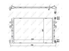 Recambio de intercooler para seat leon (5f1) 1.6 tdi referencia OEM IAM 5Q0121251HS 11403012705 58471 2