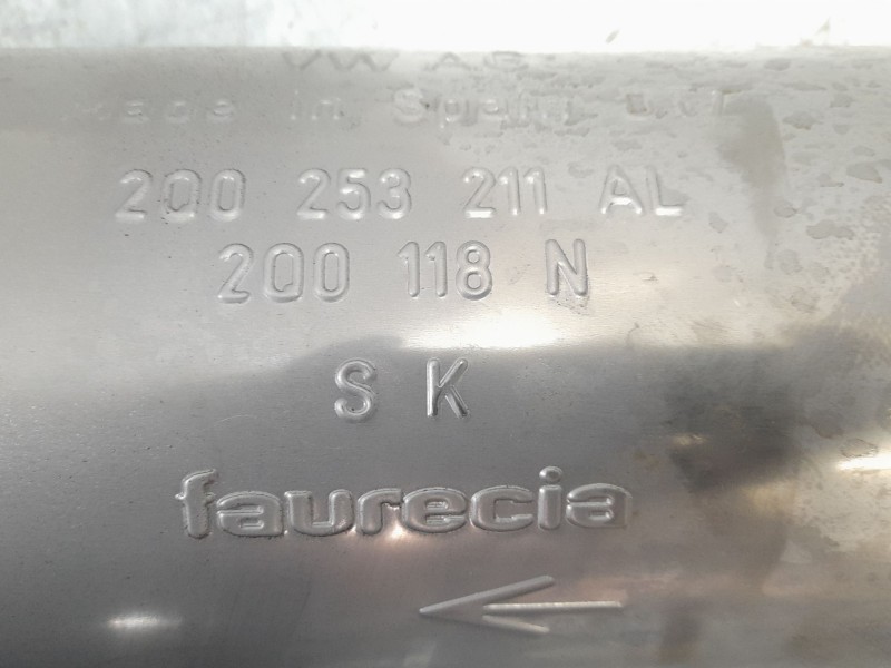 Recambio de tubo escape trasero para audi a1 sportback (gba) 30 tfsi referencia OEM IAM   