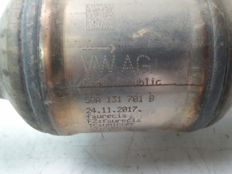 Recambio de catalizador para volkswagen tiguan (ad1, ax1) 1.4 tsi referencia OEM IAM 5QA131701B  