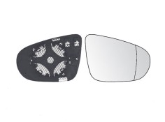 Recambio de cristal retrovisor derecho para volkswagen golf vi (5k1) referencia OEM IAM 5K0857522 1052346019 VG0387503