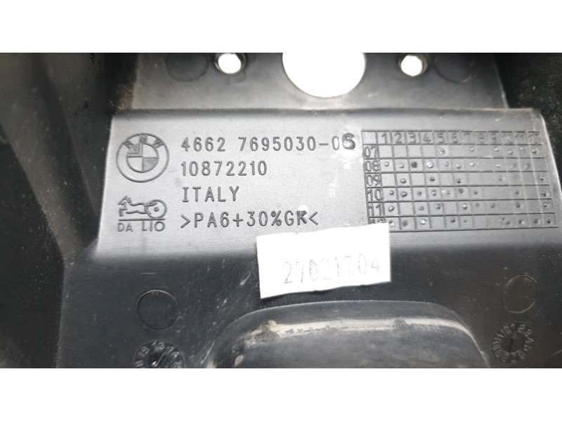 Recambio de portamatriculas para bmw f ( - 800cc) f 700 gs (k70) referencia OEM IAM 46627695030  