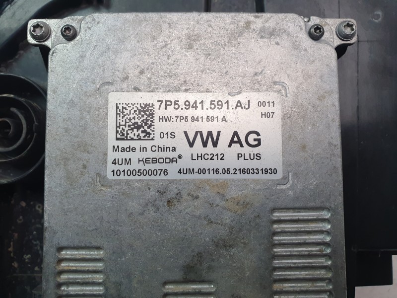 Recambio de faro derecho para volkswagen t-roc (a11, d11) 2.0 tdi referencia OEM IAM 2GA941774 7P5941591AJ 