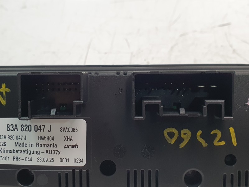 Recambio de mando climatizador para audi a1 sportback (gba) 30 tfsi referencia OEM IAM 83A820047J  