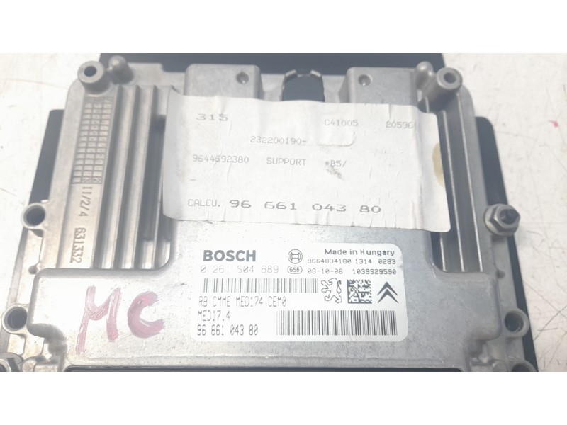 Recambio de centralita motor uce para citroën c4 i (lc_) 1.6 thp 150 referencia OEM IAM 9664843780  