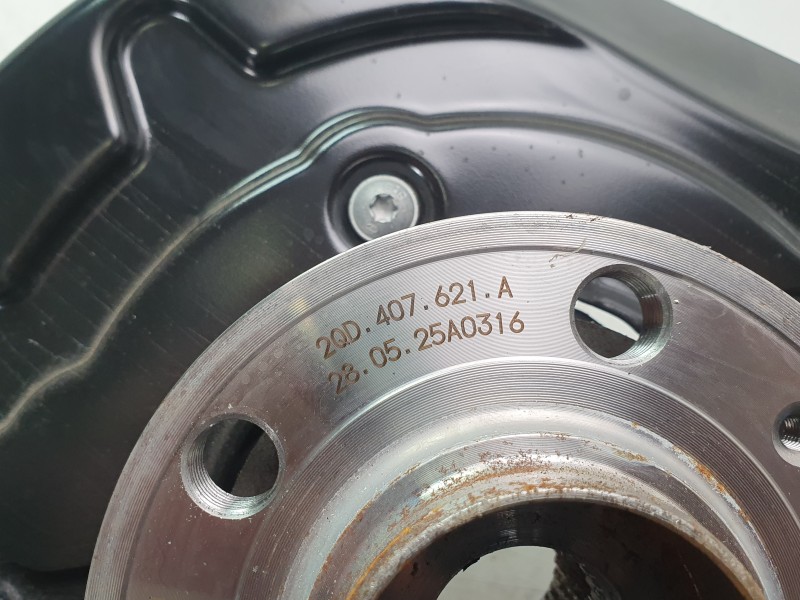 Recambio de mangueta delantera izquierda para audi a1 sportback (gba) 30 tfsi referencia OEM IAM 2QD407621A 2Q0400053DL 