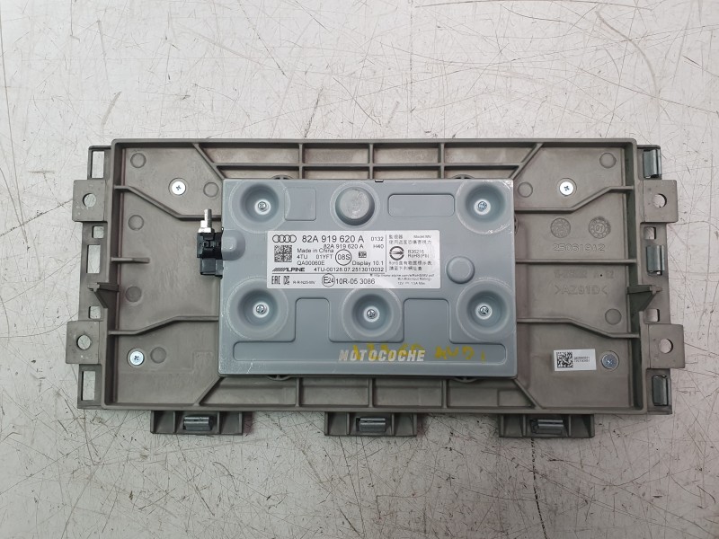 Recambio de pantalla multifuncion para audi a1 sportback (gba) 30 tfsi referencia OEM IAM 82A919620A  