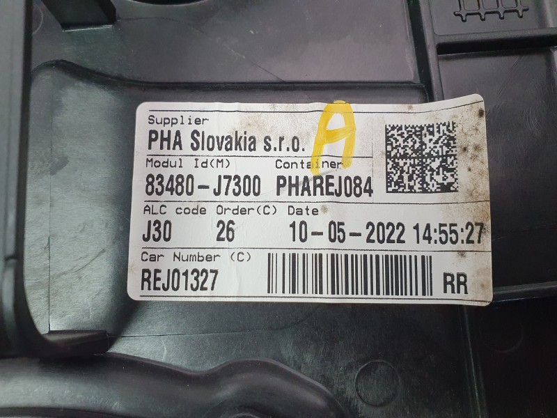 Recambio de elevalunas trasero derecho para kia xceed (cd) 1.0 t-gdi referencia OEM IAM 83480J7300  