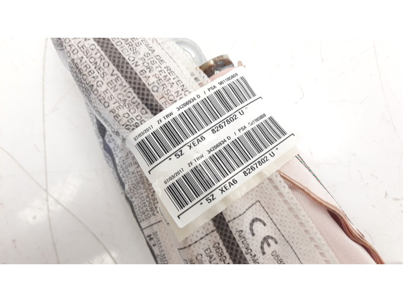 Recambio de airbag cortina delantero izquierdo para citroen c3 feel referencia OEM IAM 9811858080  