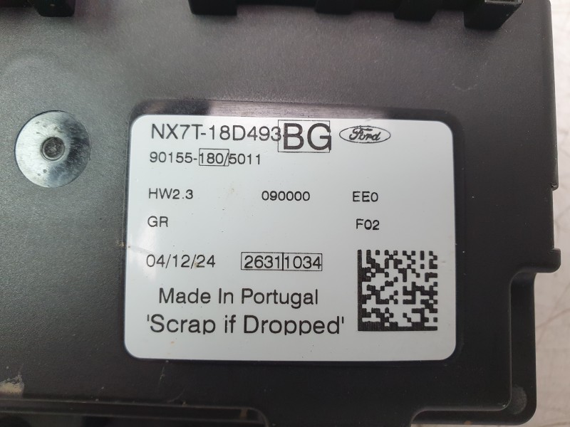 Recambio de modulo electronico para ford focus iv (hn) 1.0 ecoboost mhev active referencia OEM IAM NX7T18D493BG  