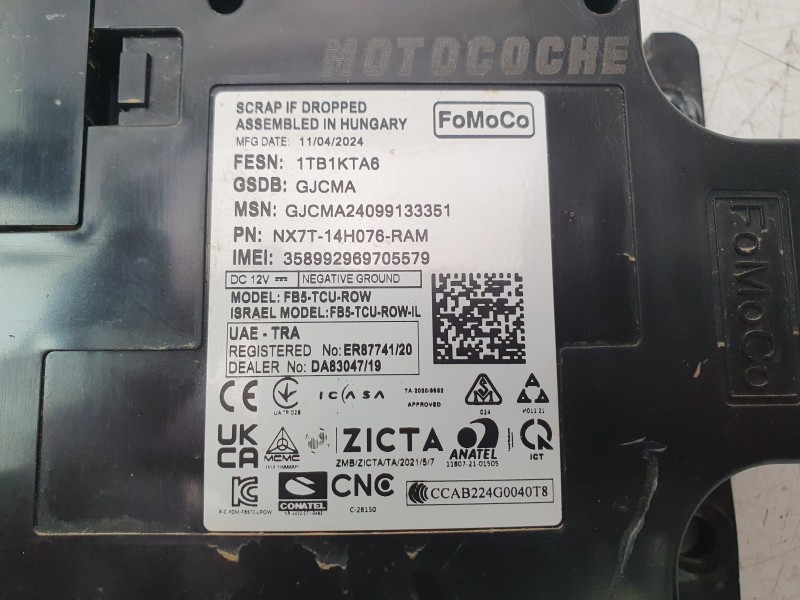 Recambio de modulo electronico para ford focus iv (hn) 1.0 ecoboost mhev active referencia OEM IAM NX7T14H076RAM  