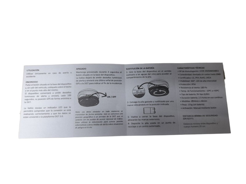 Recambio de baliza v16 para universal universal universal referencia OEM IAM BALIZAV16  