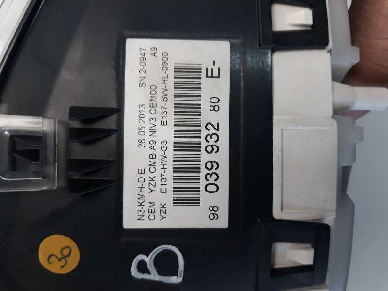 Recambio de cuadro instrumentos para peugeot 208 active referencia OEM IAM 9803993280 98006545 