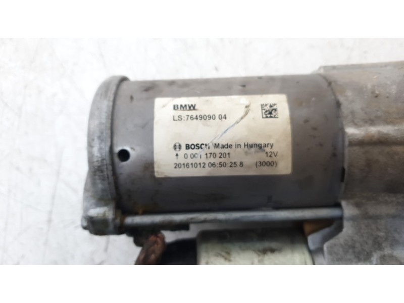 Recambio de motor arranque para mini f56 cooper s referencia OEM IAM 7649090 0001170201 ARF590501BS