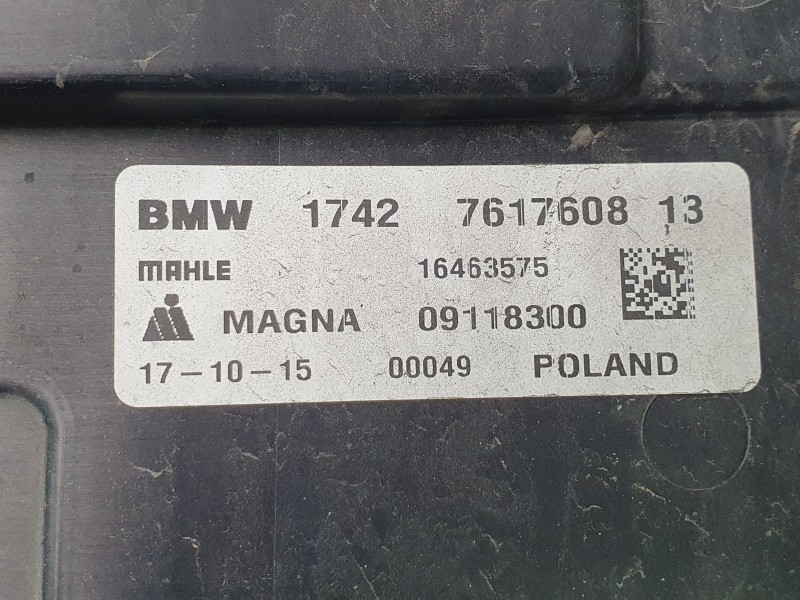 Recambio de electroventilador para bmw 2 active tourer (f45) 218 d referencia OEM IAM 1742761760813 16463575 