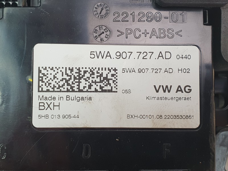 Recambio de modulo electronico para seat leon sportstourer (kl8, kld) 2.0 tdi referencia OEM IAM 5WA907727AD 5HB01390544 