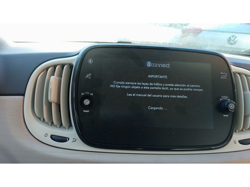 Recambio de pantalla multifuncion para fiat 500 c (312_) 1.0 mild hybrid (312.ayd1b) referencia OEM IAM   