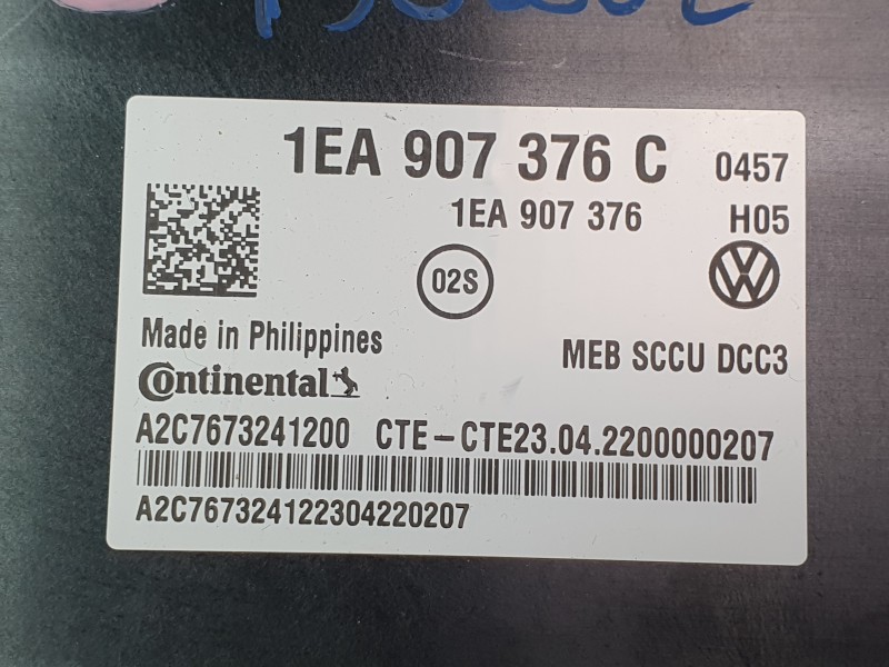 Recambio de modulo electronico para seat leon sportstourer (kl8, kld) 2.0 tdi referencia OEM IAM 1EA907376C  